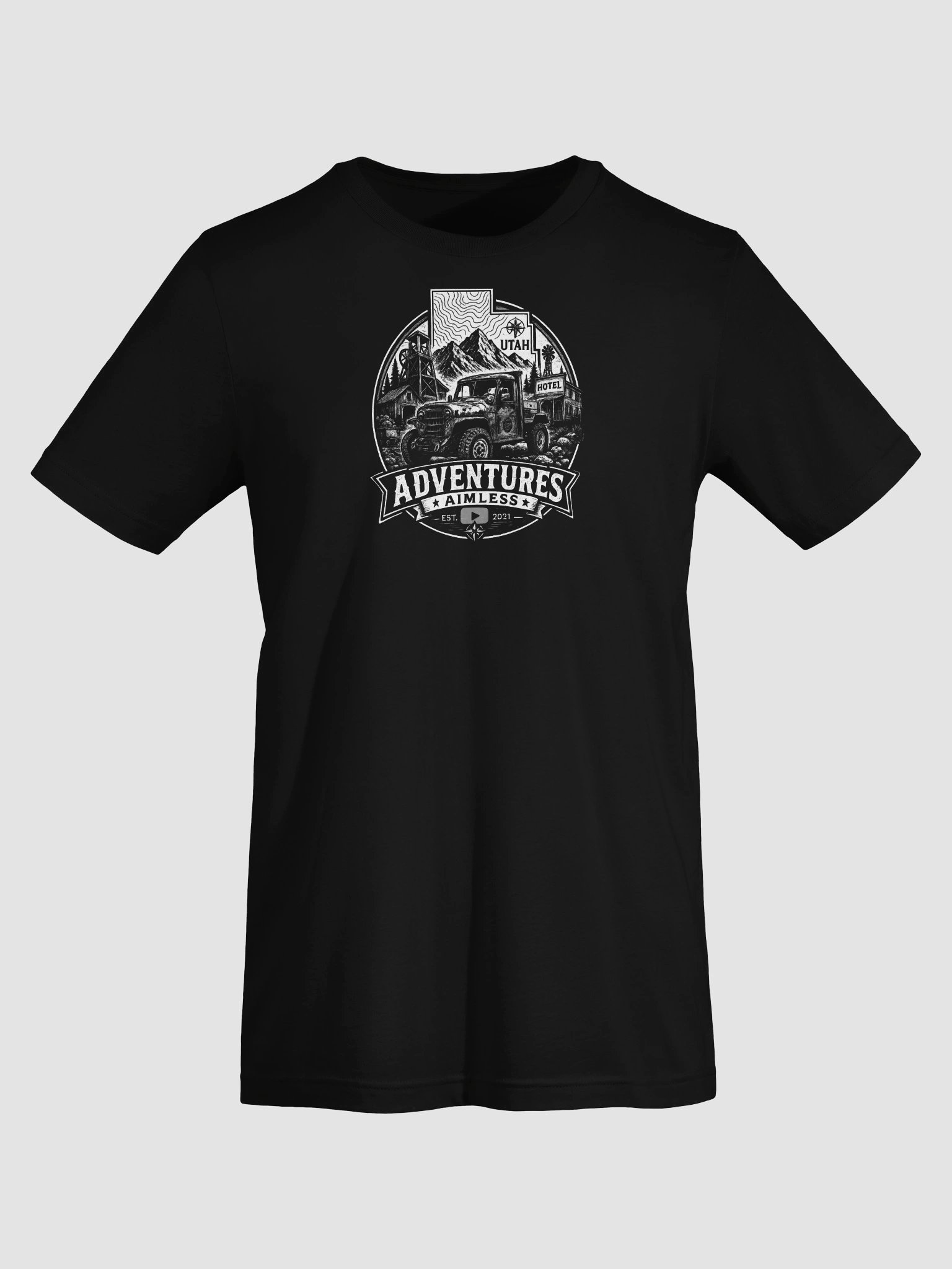 Adventures Aimless TopoAdventure Tee (Dark colors) product image (5)