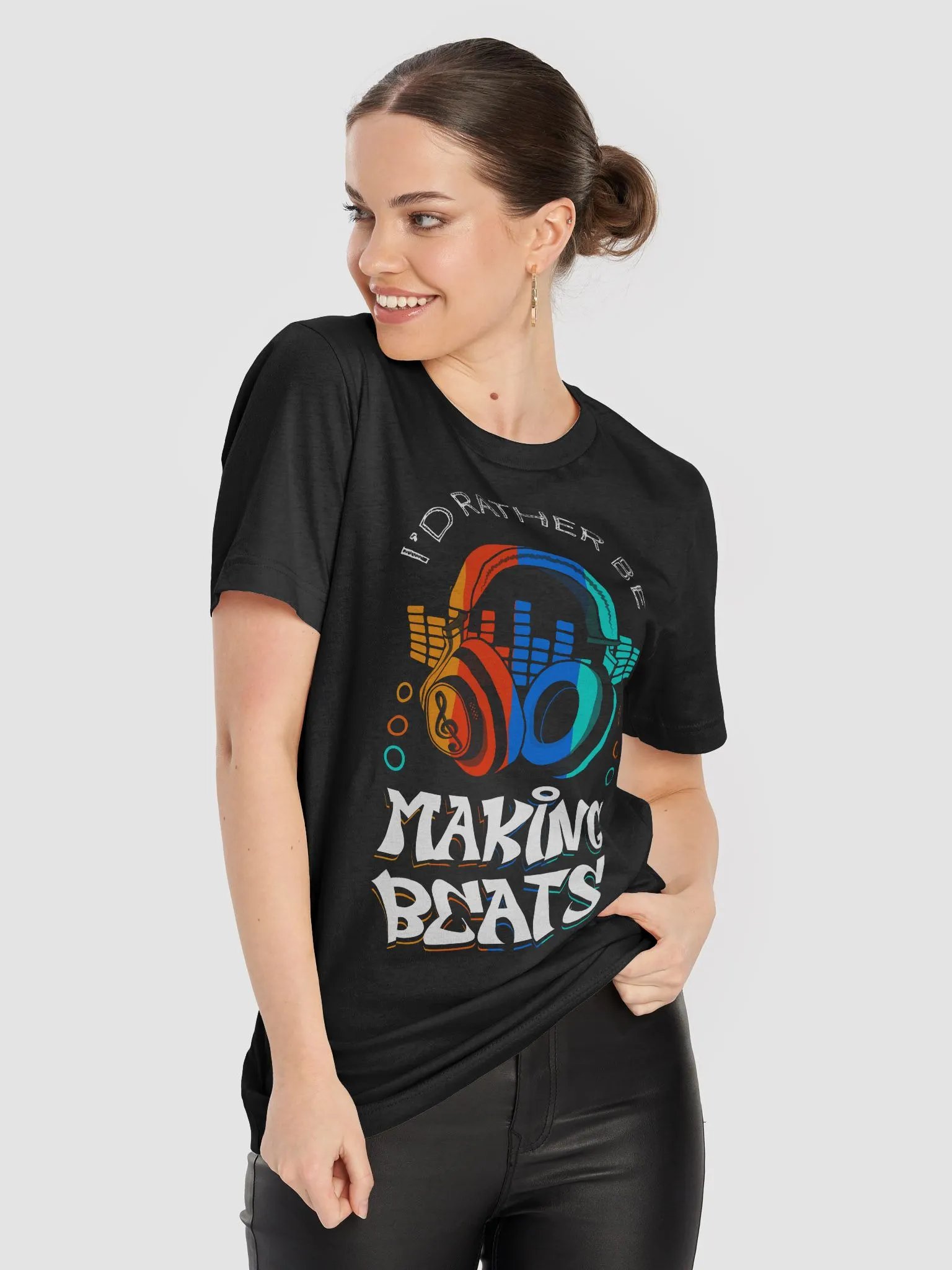 I’d Rather Be Making Beats – Funny T-Shirt for Music Producers product image (9)