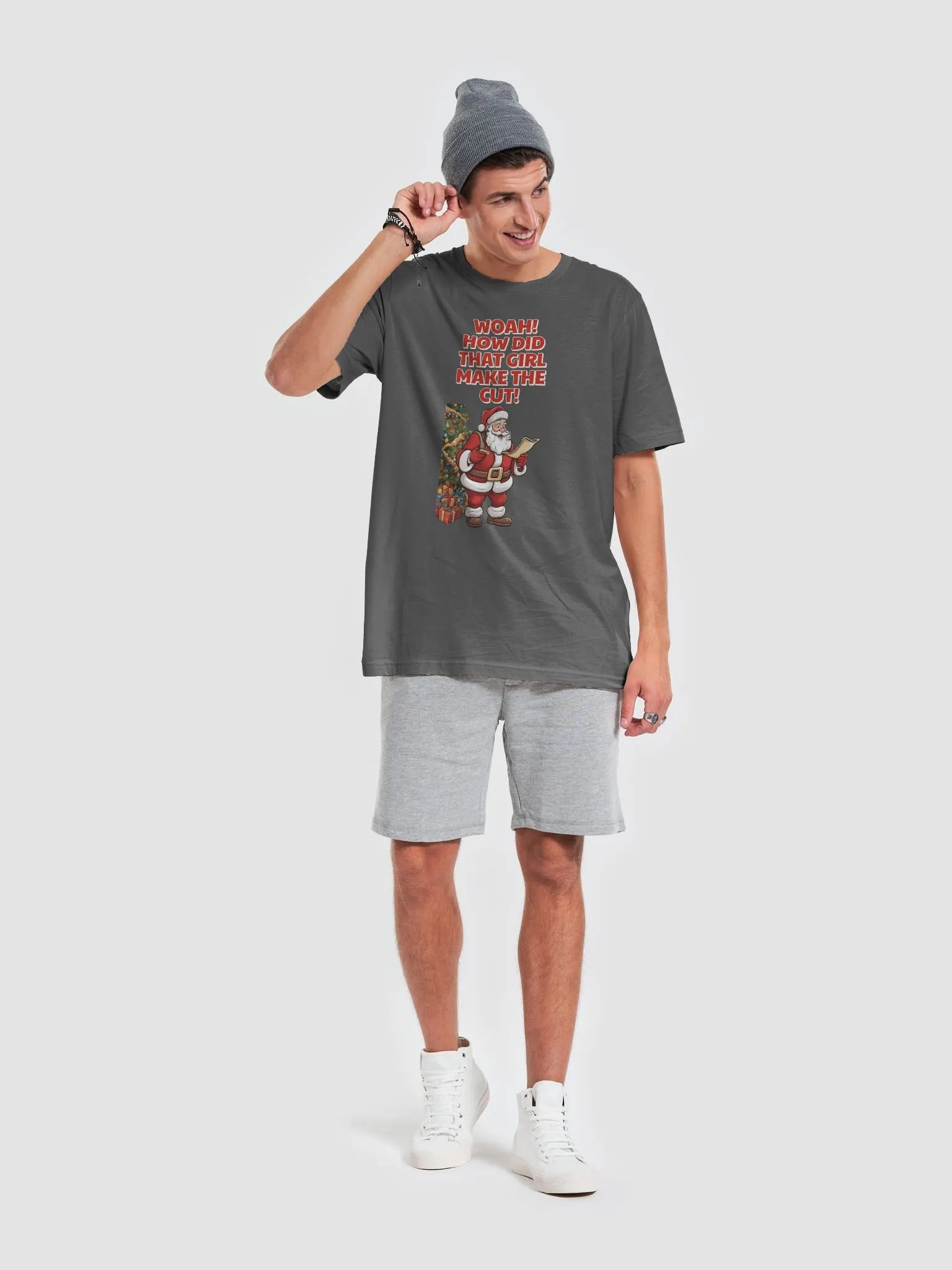 Woah! How Did That Girl Make The Cut! Christmas Humor T-shirt product image (35)