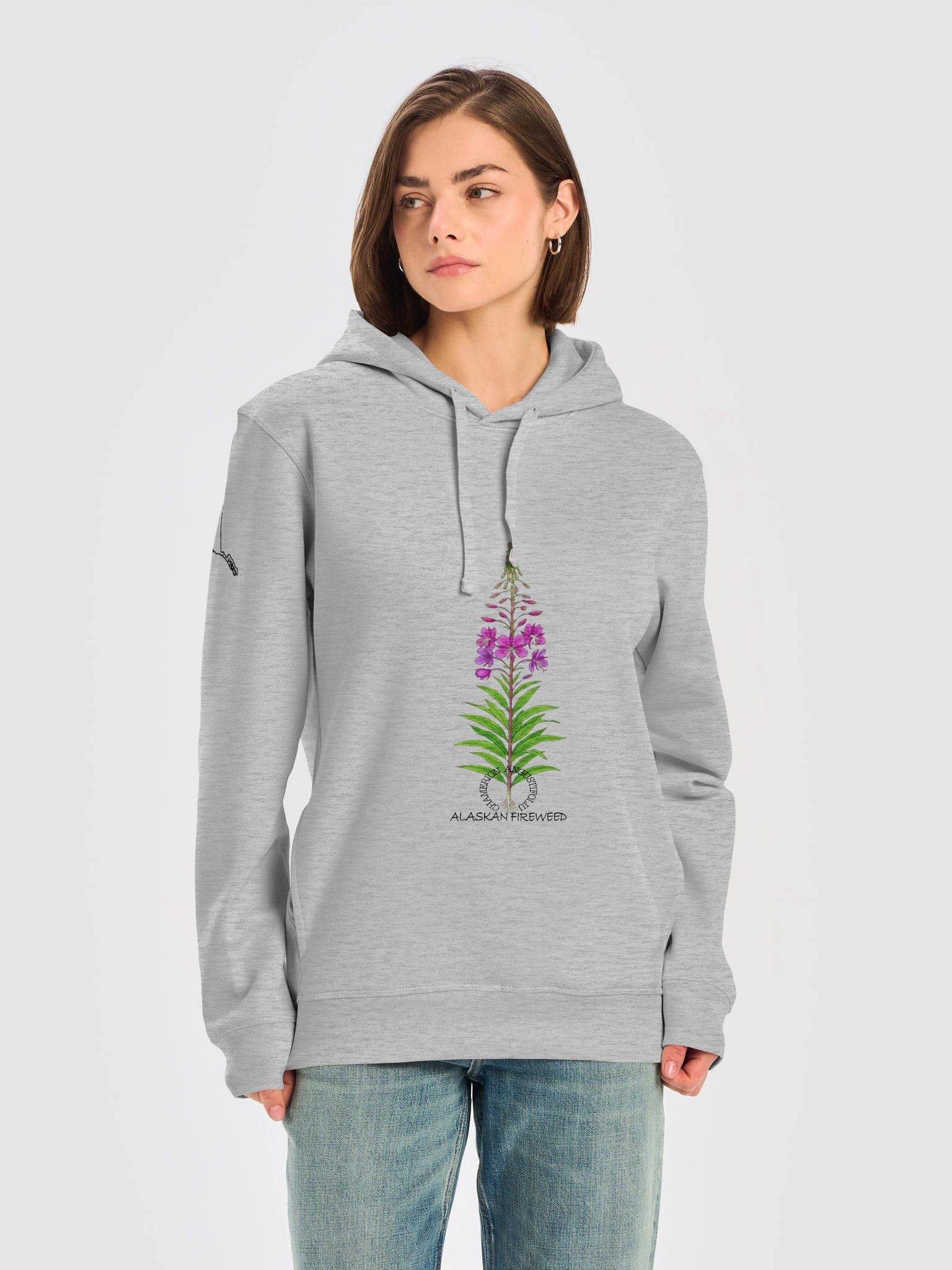 DELUXE ALASKAN FIREWEED SIDE POCKET HOODY product image (9)