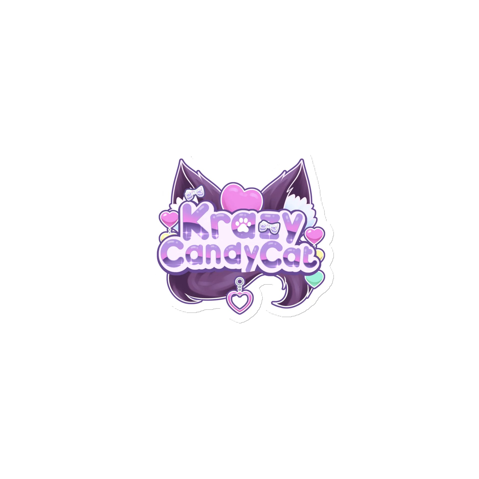 KrazyCandyCat Logo Magnet product image (1)