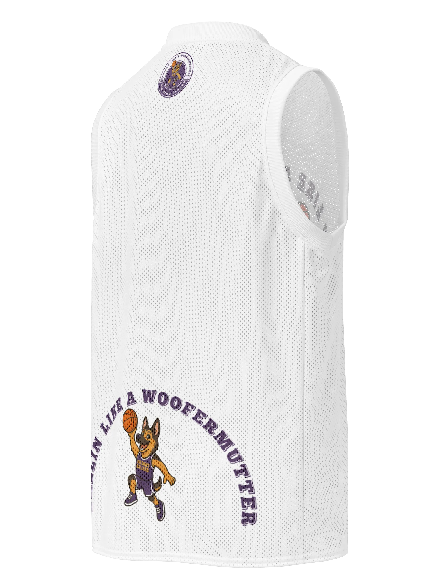 German Shepherd Ballin Like A WooferMutter™ Premium Basketball Jersey product image (3)