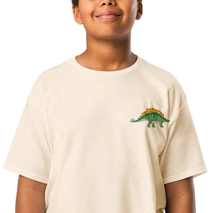 Youth Stegosaurus Embroidered T-Shirt product image (44)