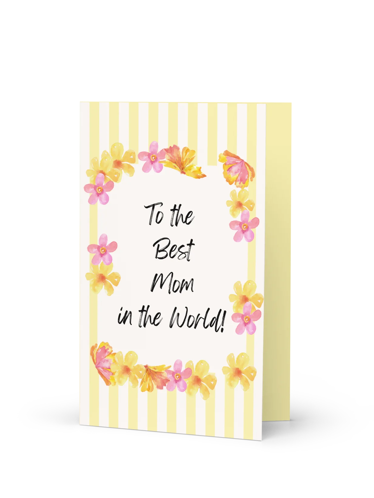 Best Mom Floral Mother’s Day Card product image (1)