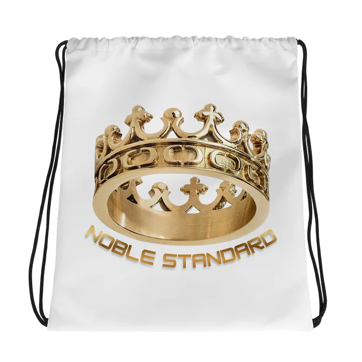 Regal Crown All-Over Print Drawstring Bag product image (1)