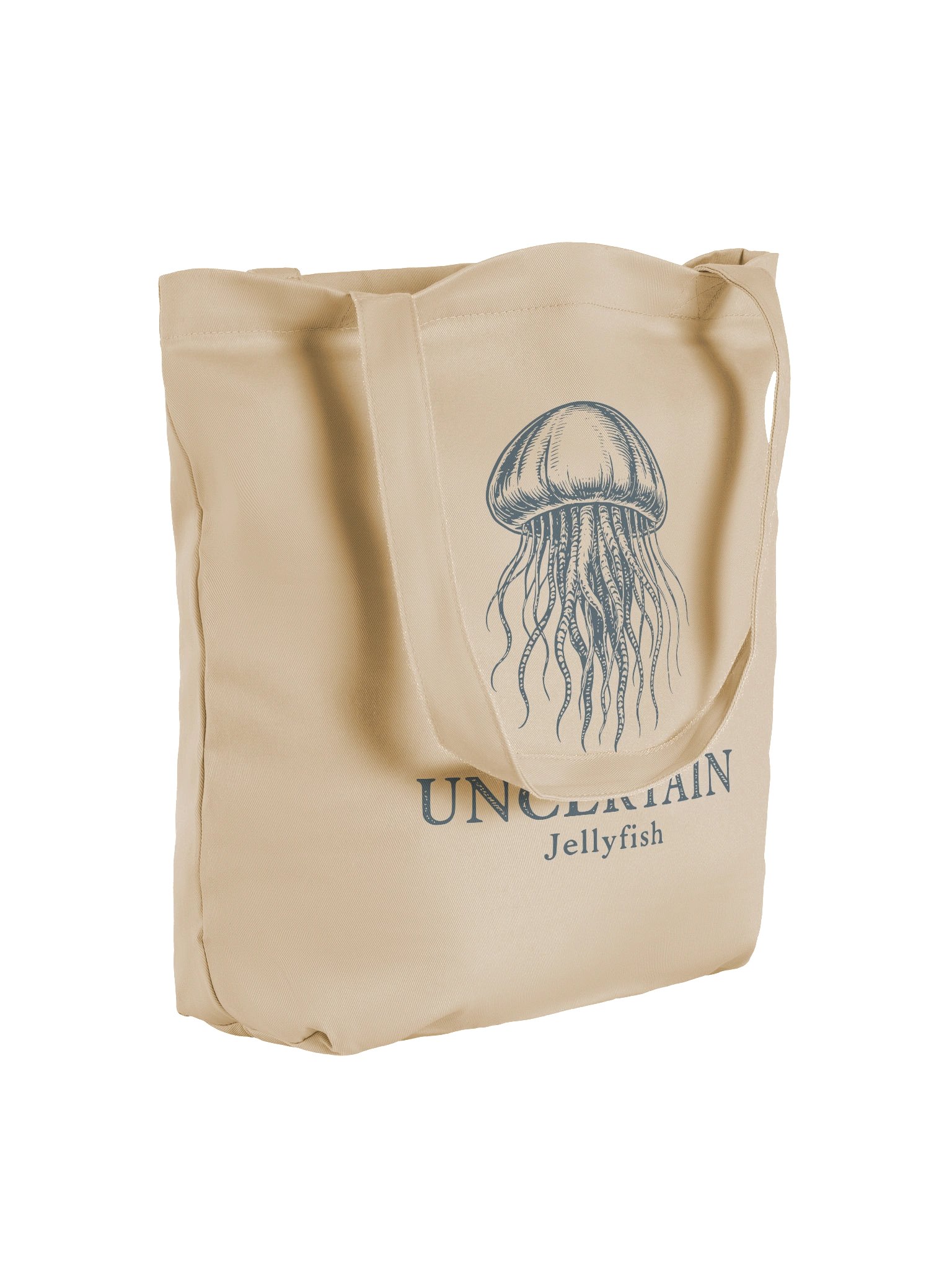 Uncertain Jellyfish Organic Cotton Tote Bag product image (4)