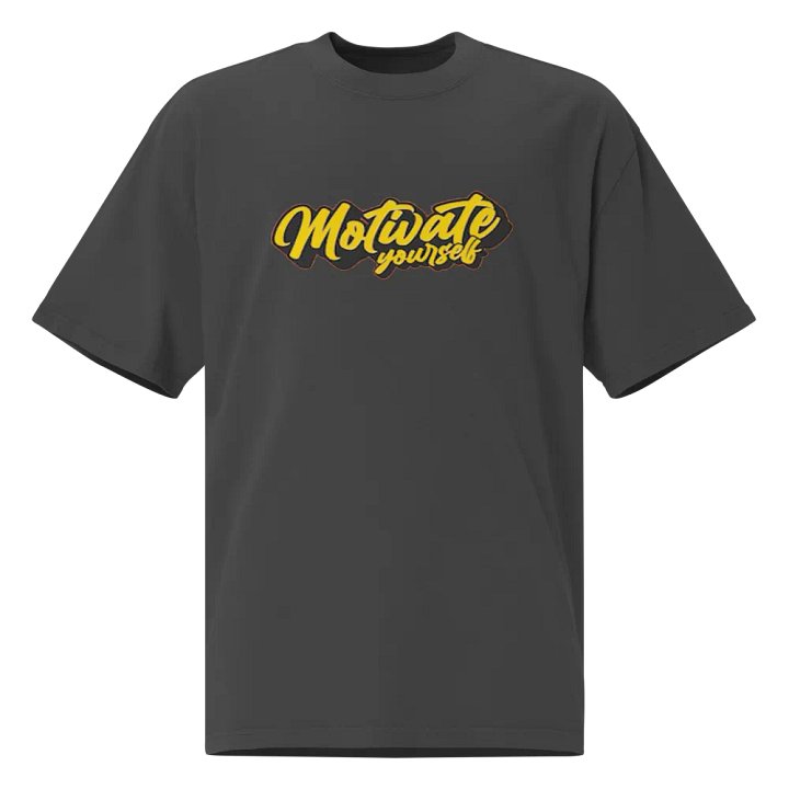 Motivate Yourself Oversized Faded Tee product image (1)