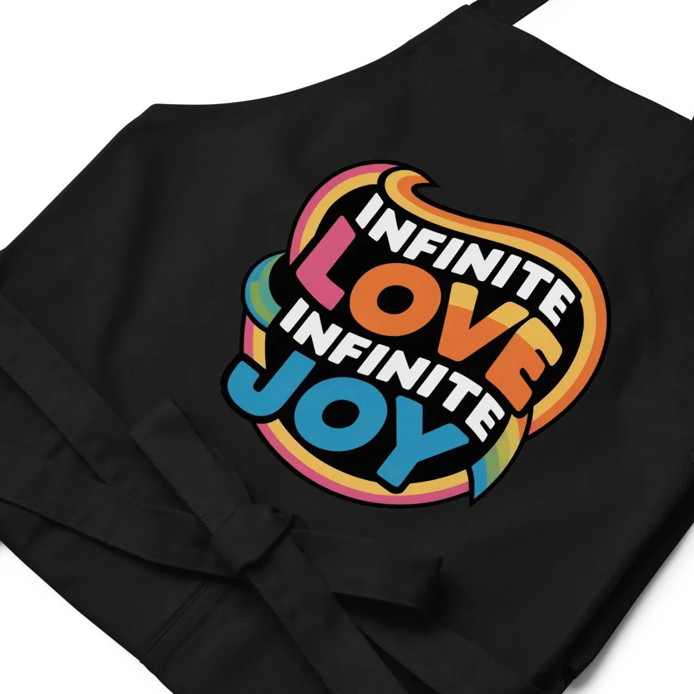 Infinite Love Infinite Joy Rainbow Apron product image (7)