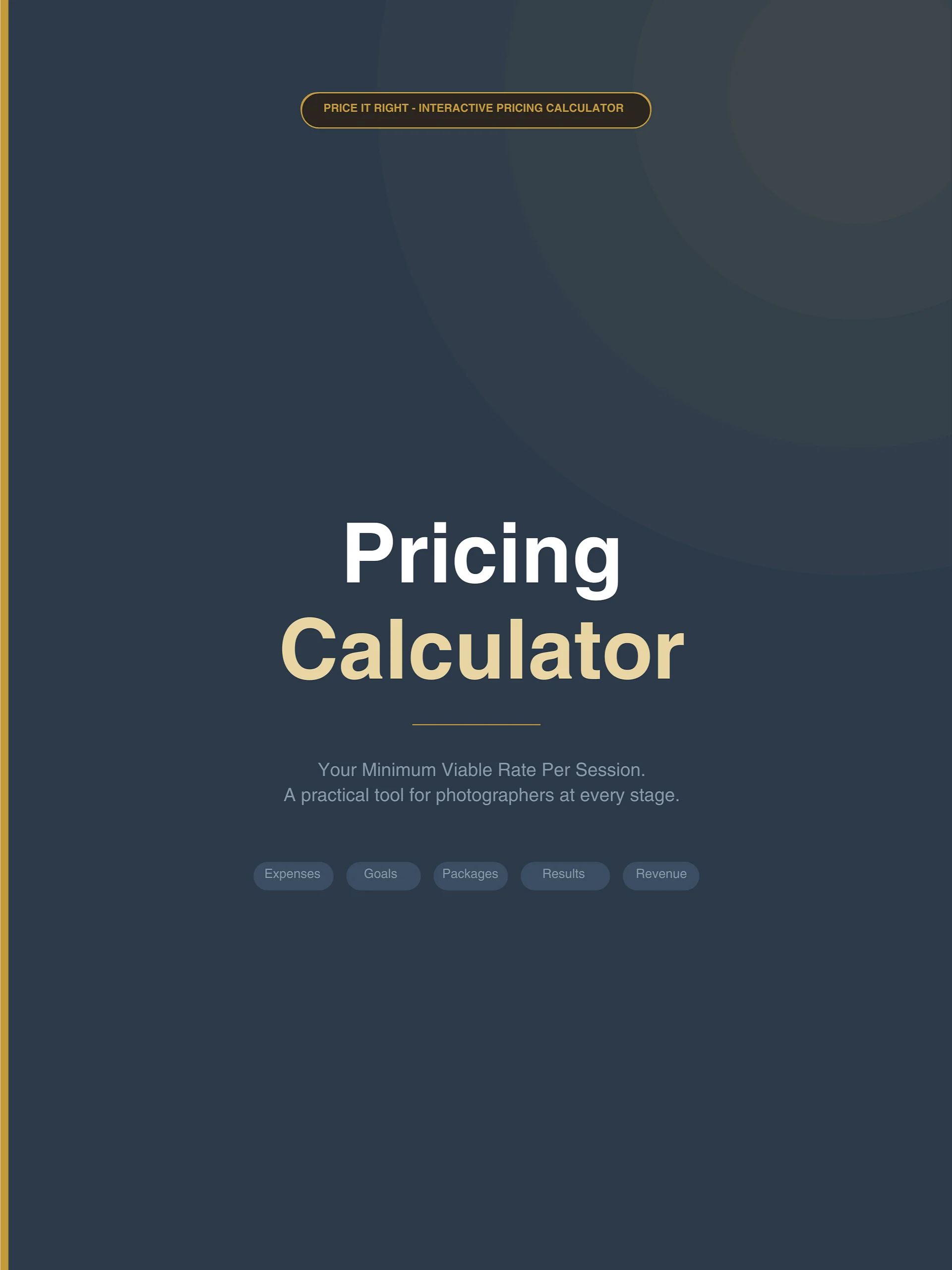 Price It Right - Full System - Guides and Tools for Photographers - Limited Launch Sale - 50% Off product image (6)