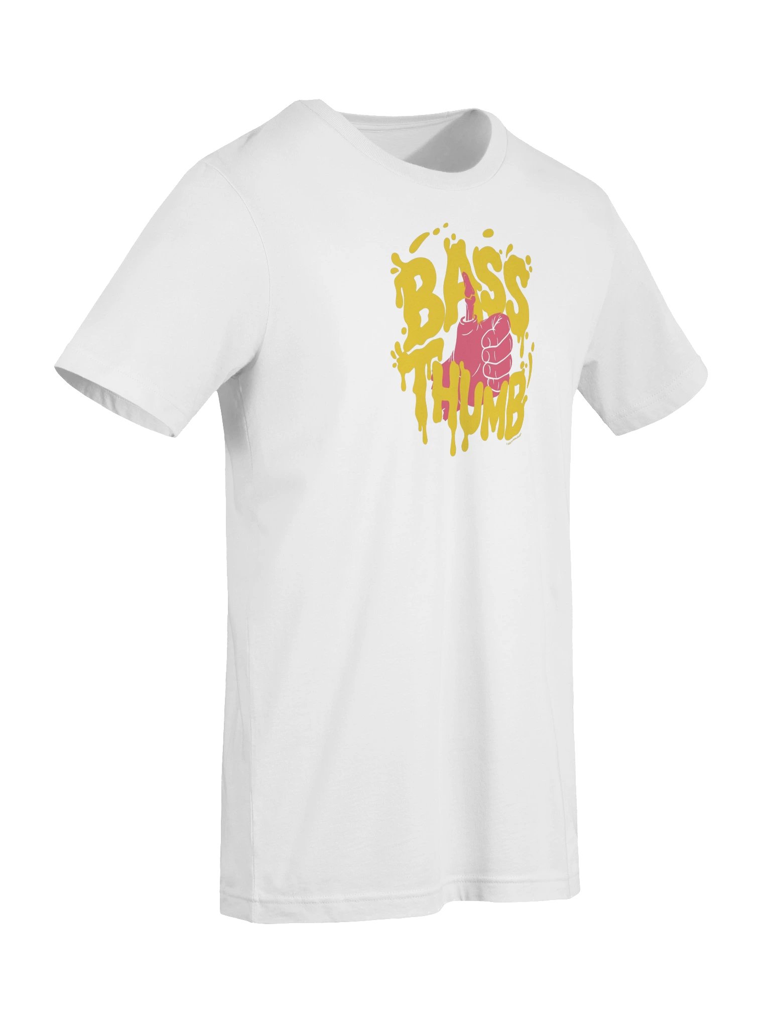 Bass Thumb Fishing Tee - Yellow/Pink product image (43)
