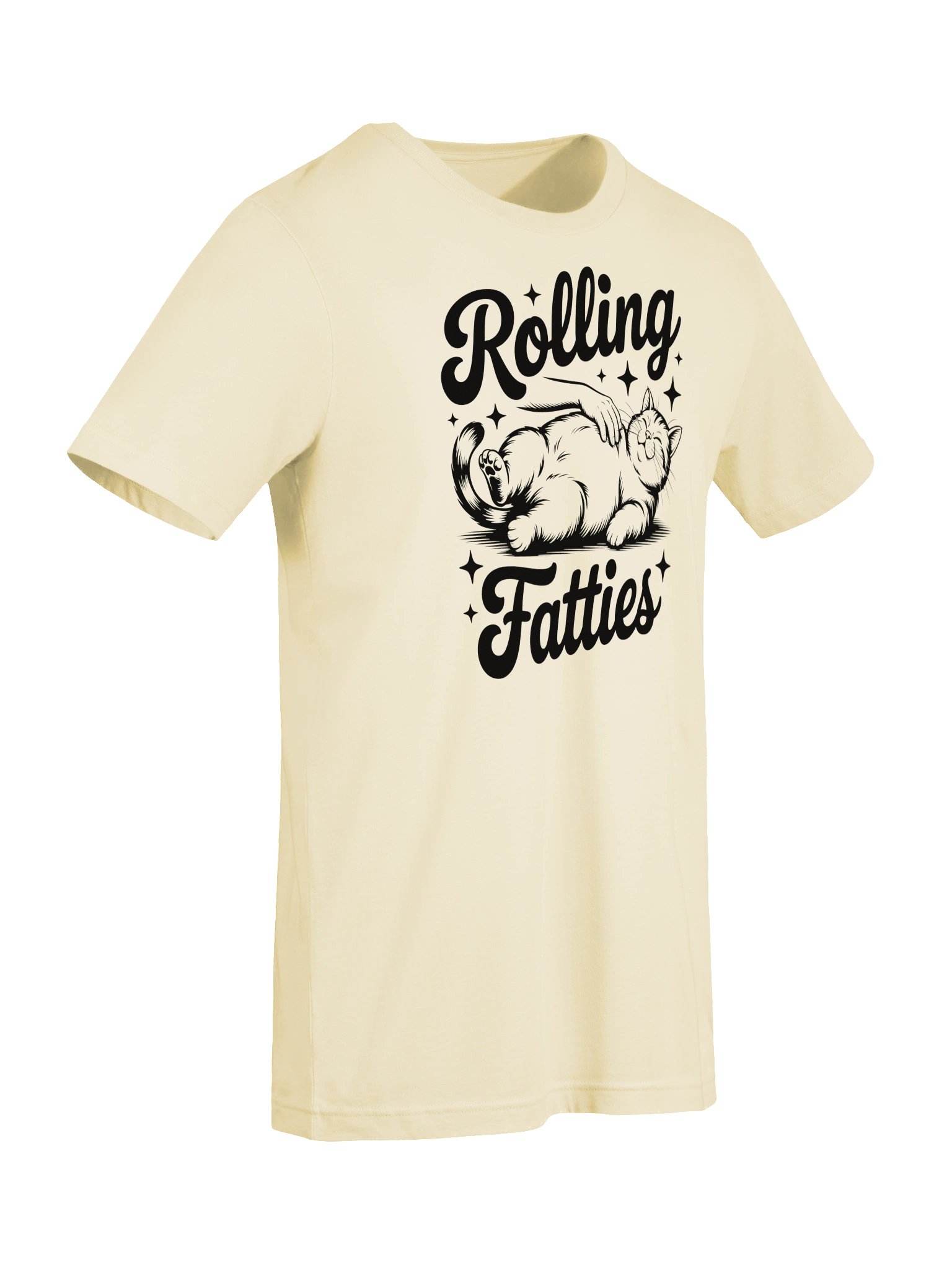 Rolling Fatties T-Shirt | Funny Chubby Cat Massage Tee product image (49)