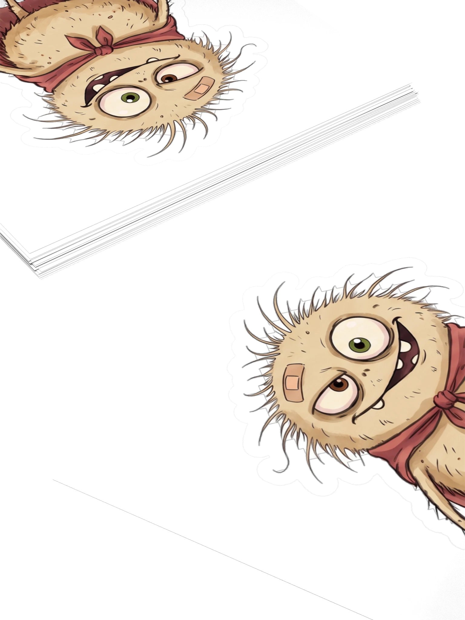 Dust Mite Superhero Sticker product image (4)