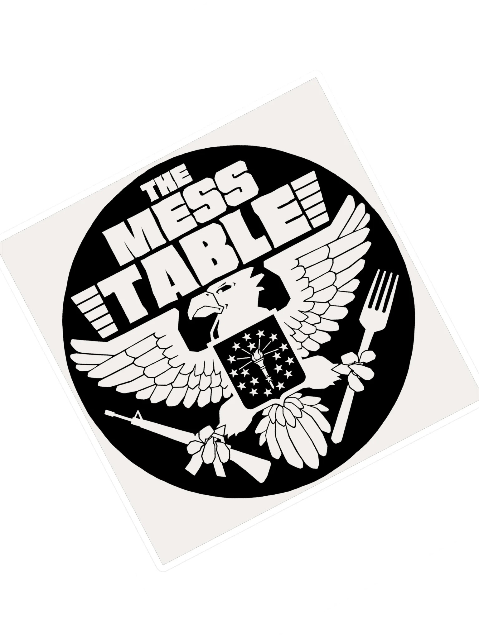 Sticker White TMT Logo product image (1)