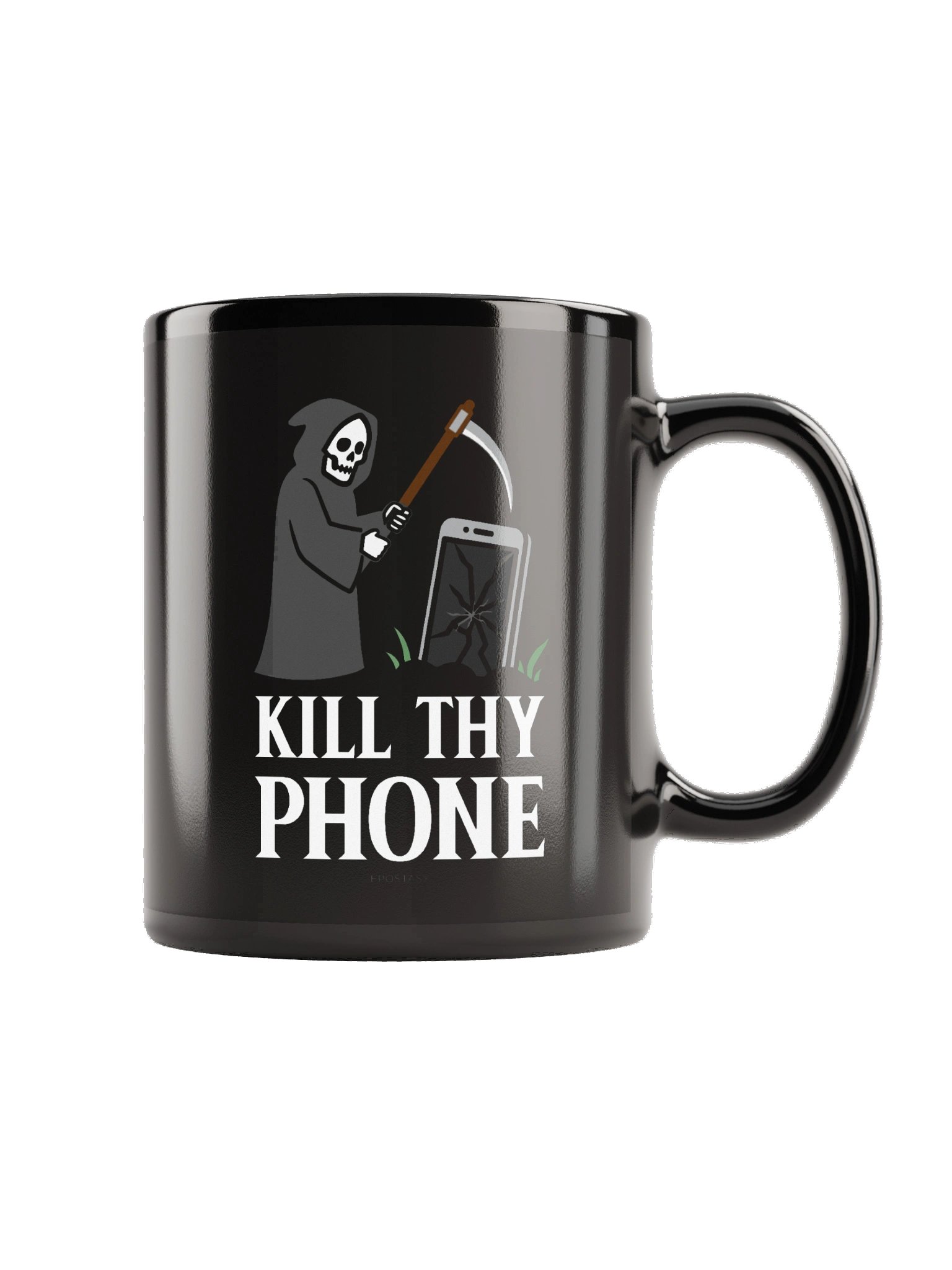 Kill Thy Phone Black Mug product image (5)