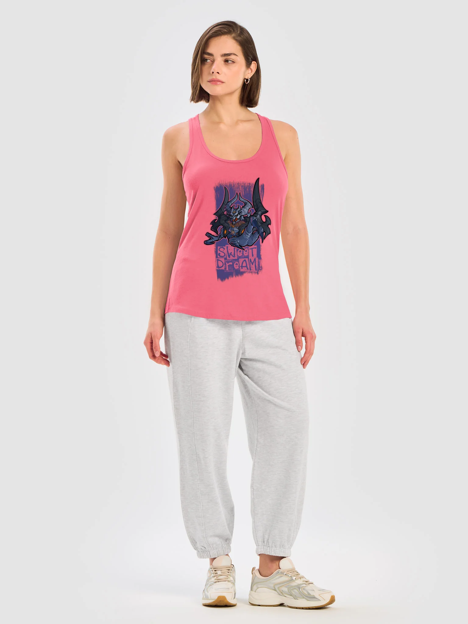 NIGHT TERROR: "Sweet Dreams!" Woman's Pajama Tank Top product image (5)
