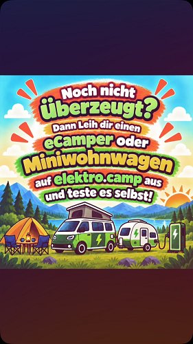 „Camping mit E-Auto geht nicht?“ 🤔
Geht doch! ⚡🏕️

Ob Elektrocamper, Campingausbau oder leichter Wohnwagen: @wattabox.eu, @Al...