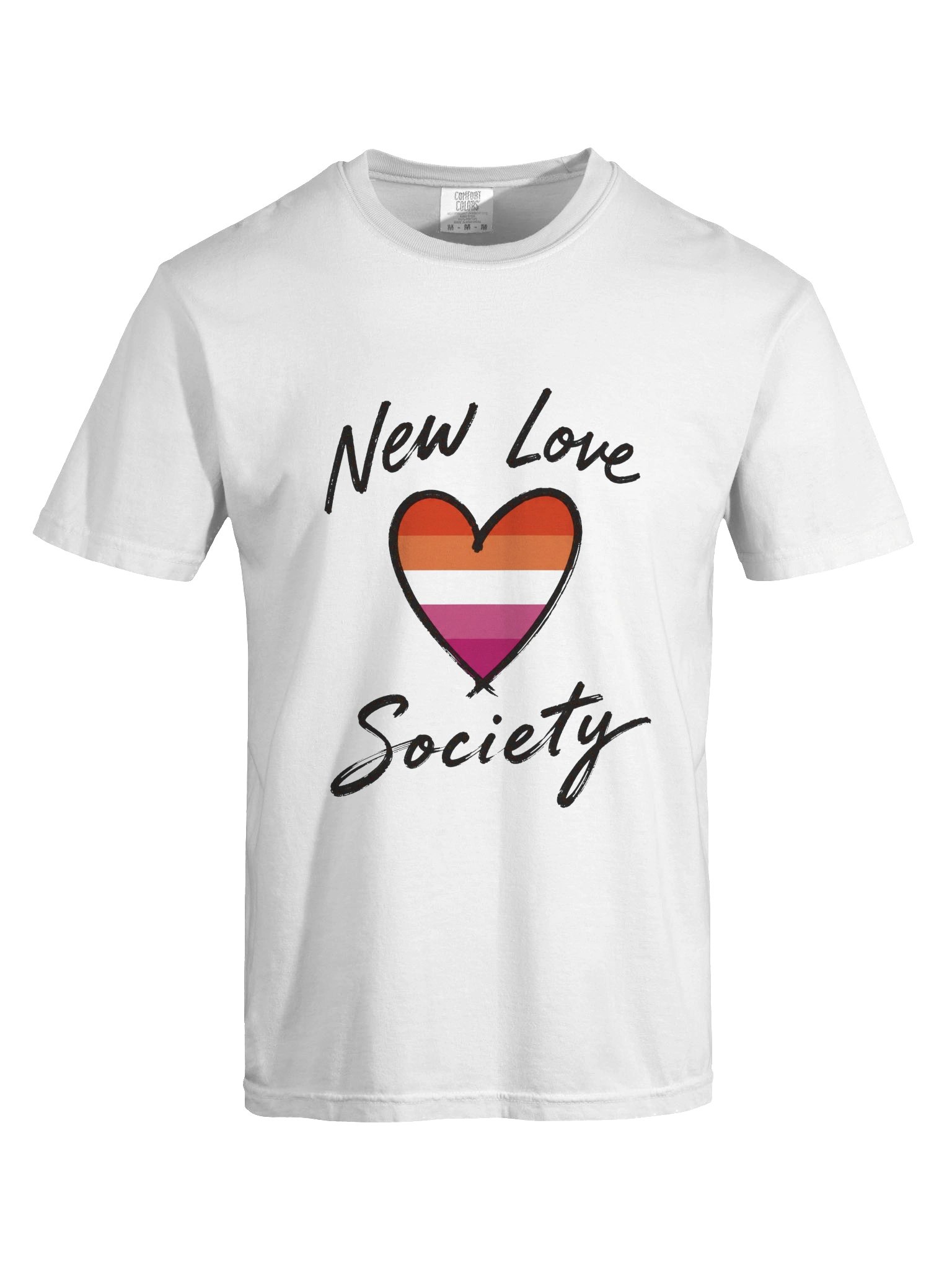 New Love Society Lesbian Heart Tee product image (5)