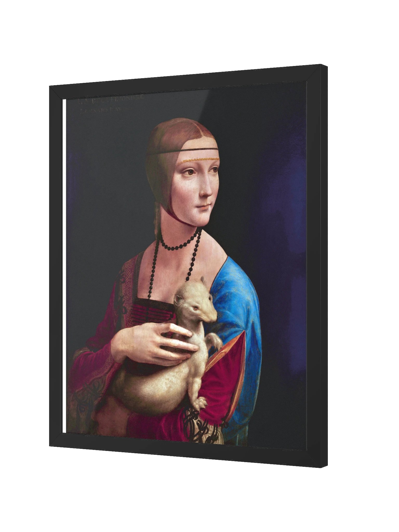 Lady with an Ermine — Large Framed Matte Poster product image (6)