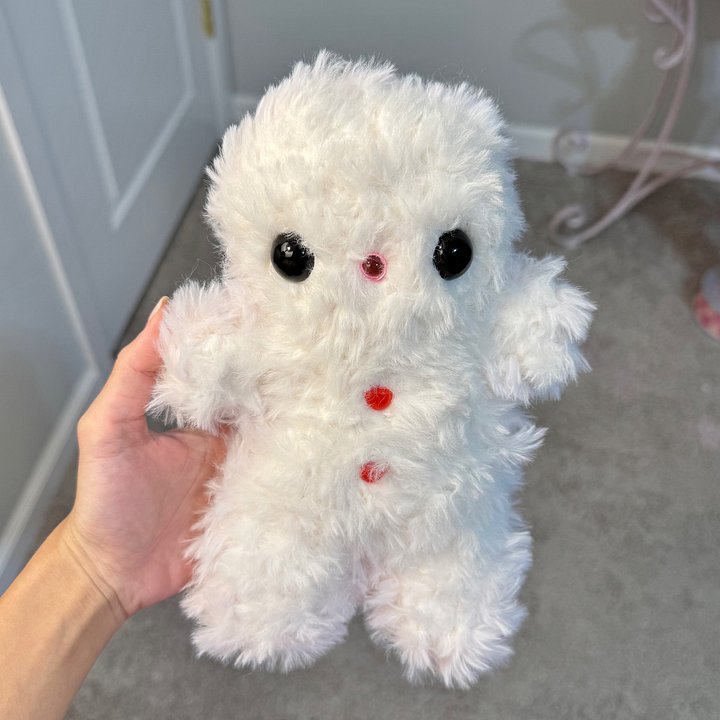 Fluffy vanilla - handmade plush product image (1)