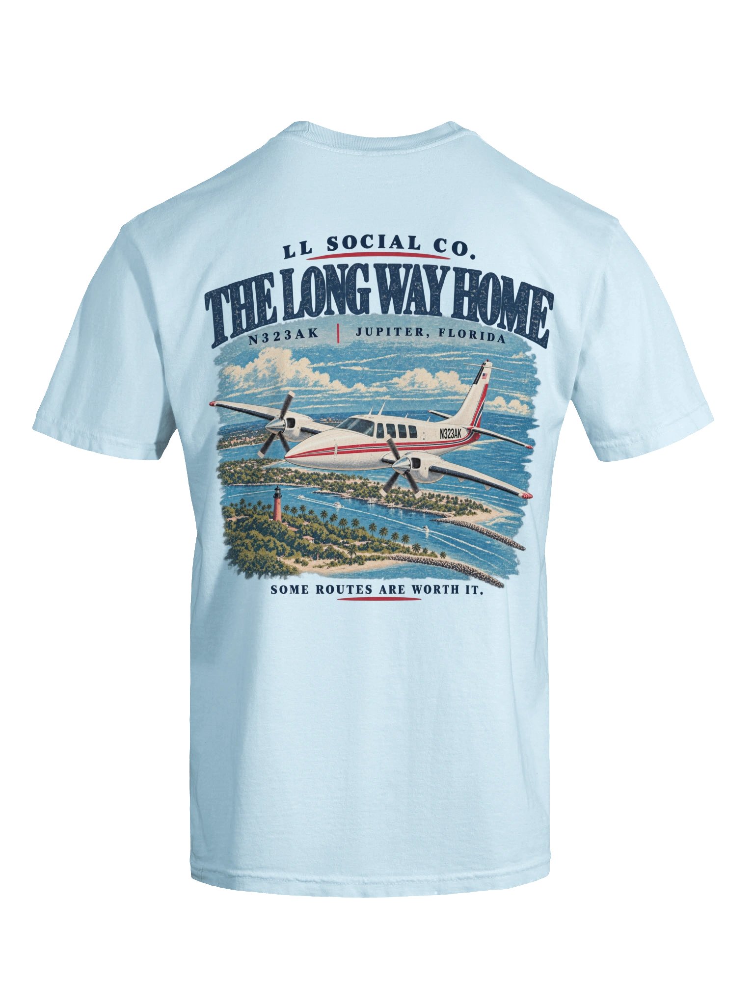 LL Social Co. The Long Way Home Tee — N323AK | Jupiter product image (71)
