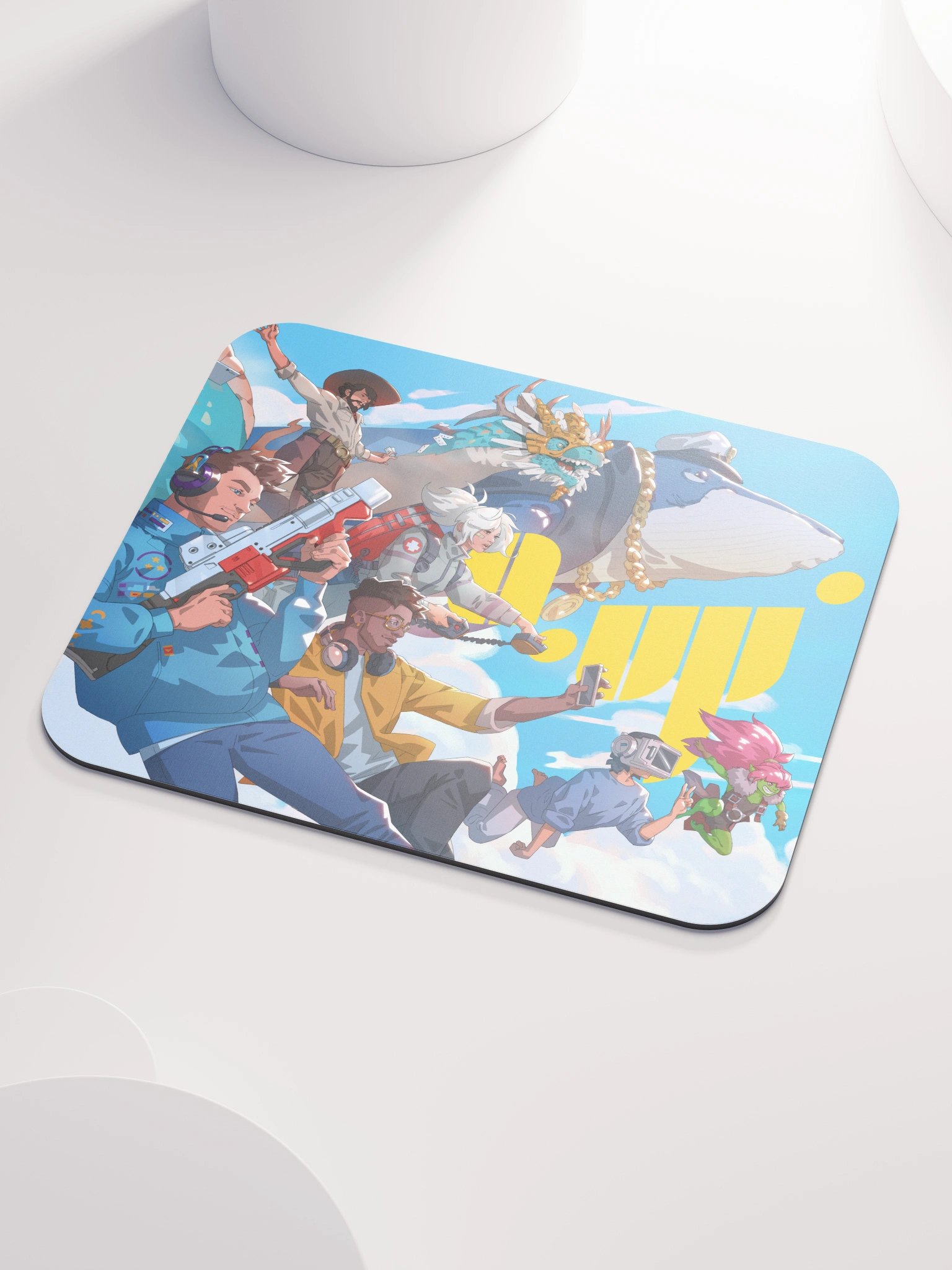 Q-UP Heroes Mousepad product image (3)