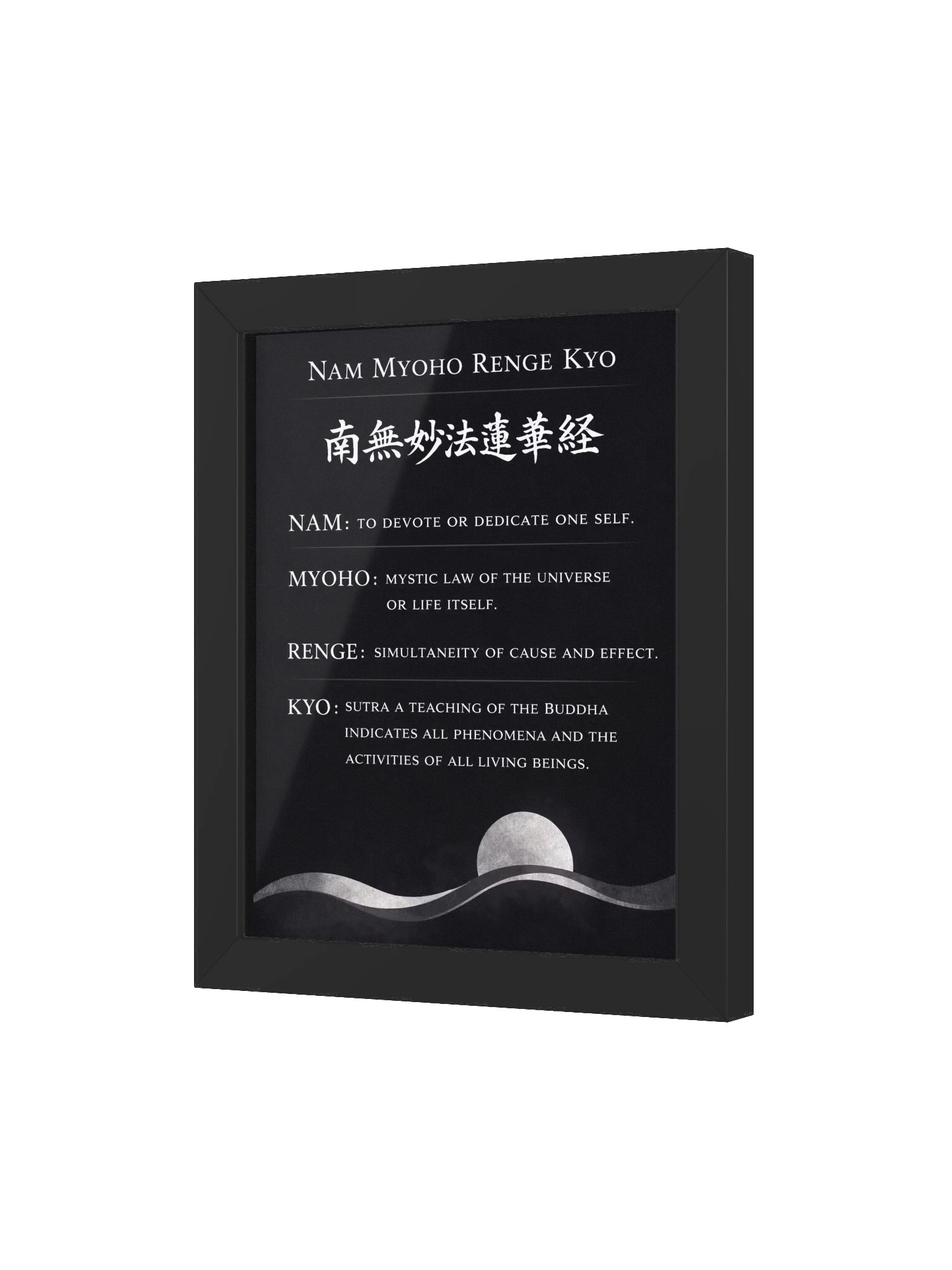 Nam-myoho-renge-kyo Meaning Frame product image (57)