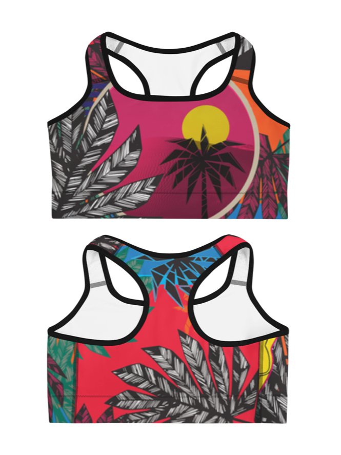 Tropical vision-Sports Bra product image (3)