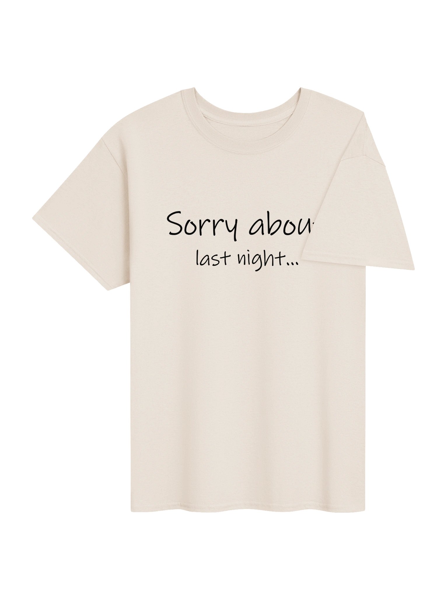 Sorry About Last Night Heavyweight Tee Lt. product image (54)
