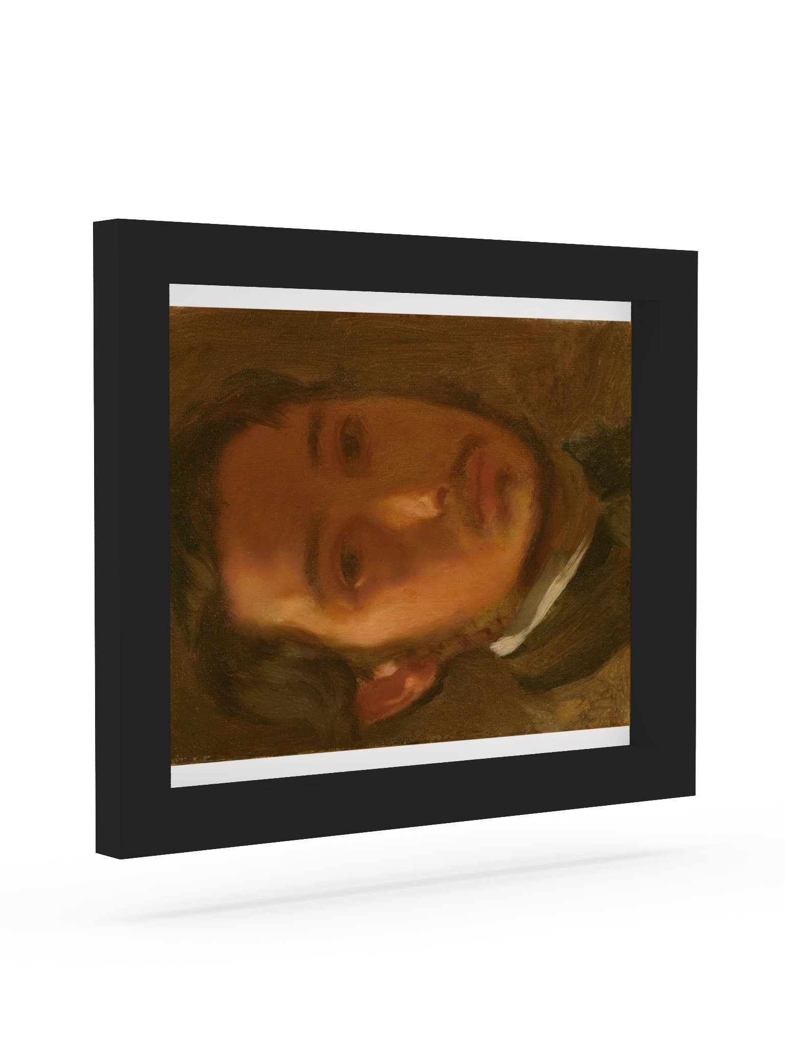 Edgar Degas, Self-Portrait with White Collar (c. 1857) Fine Art Print product image (63)