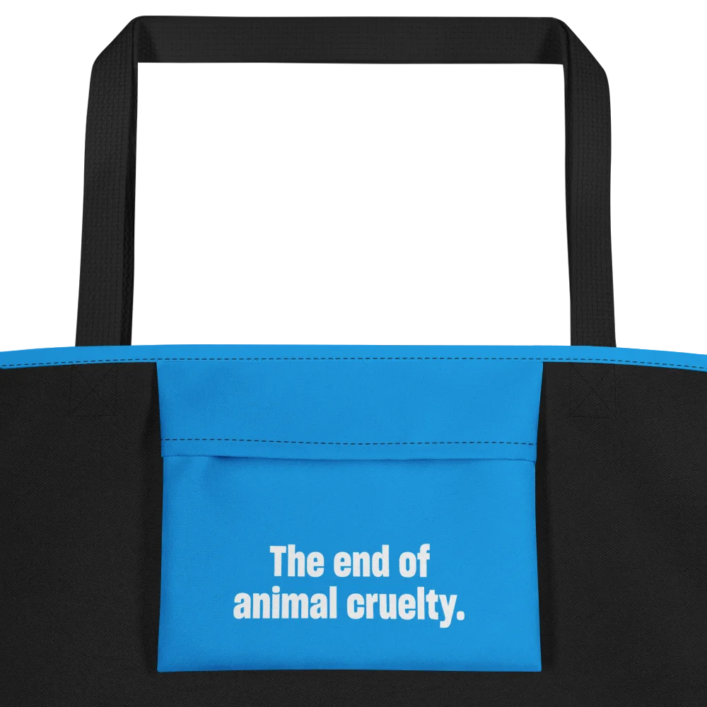 Supergraphic Logo - Tote bag with pocket - Blue product image (2)