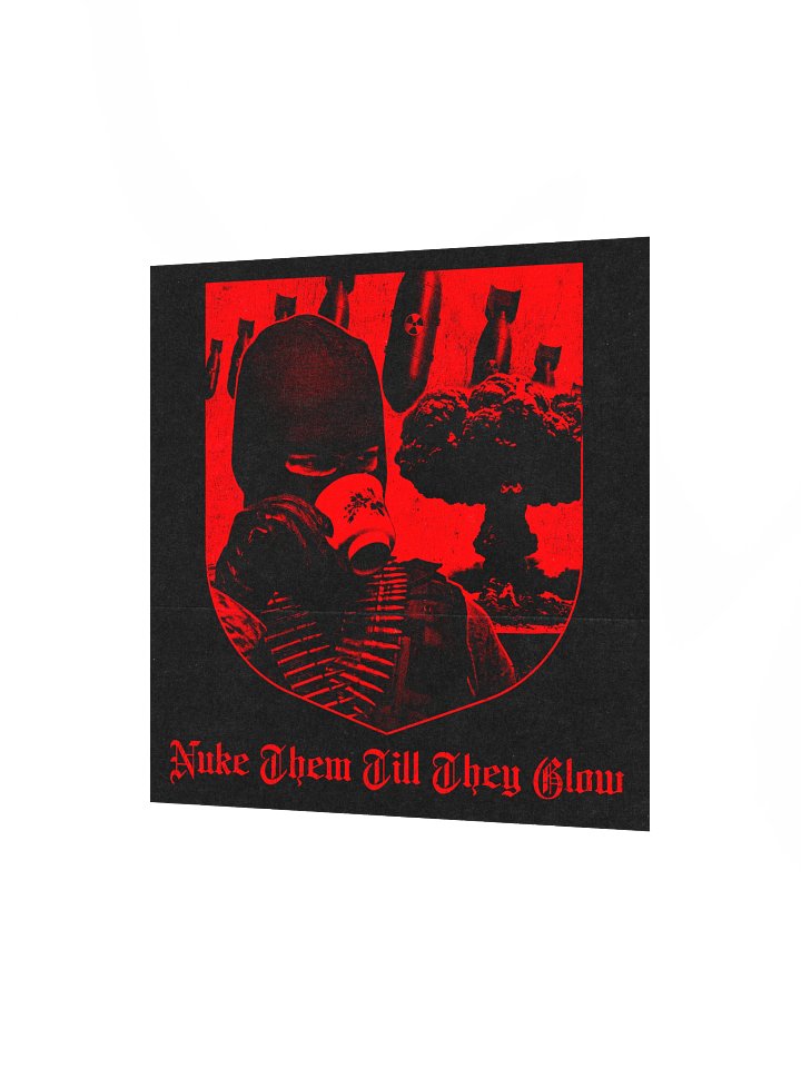 GLOW UP POSTER RED product image (7)