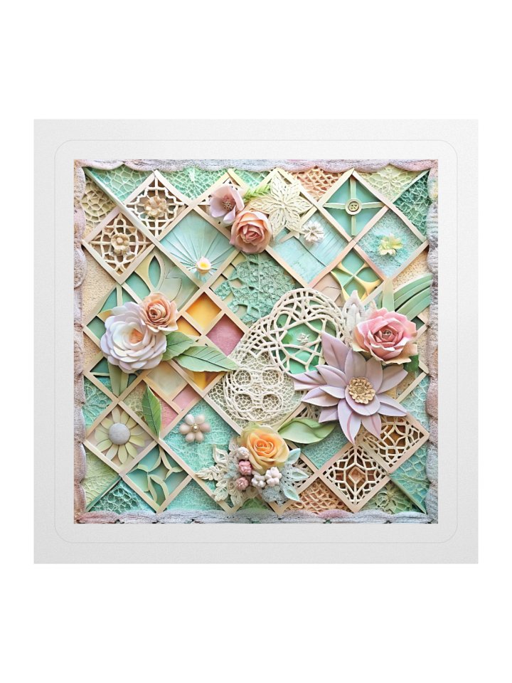 Layered Realms Collage Sticker #1 product image (2)