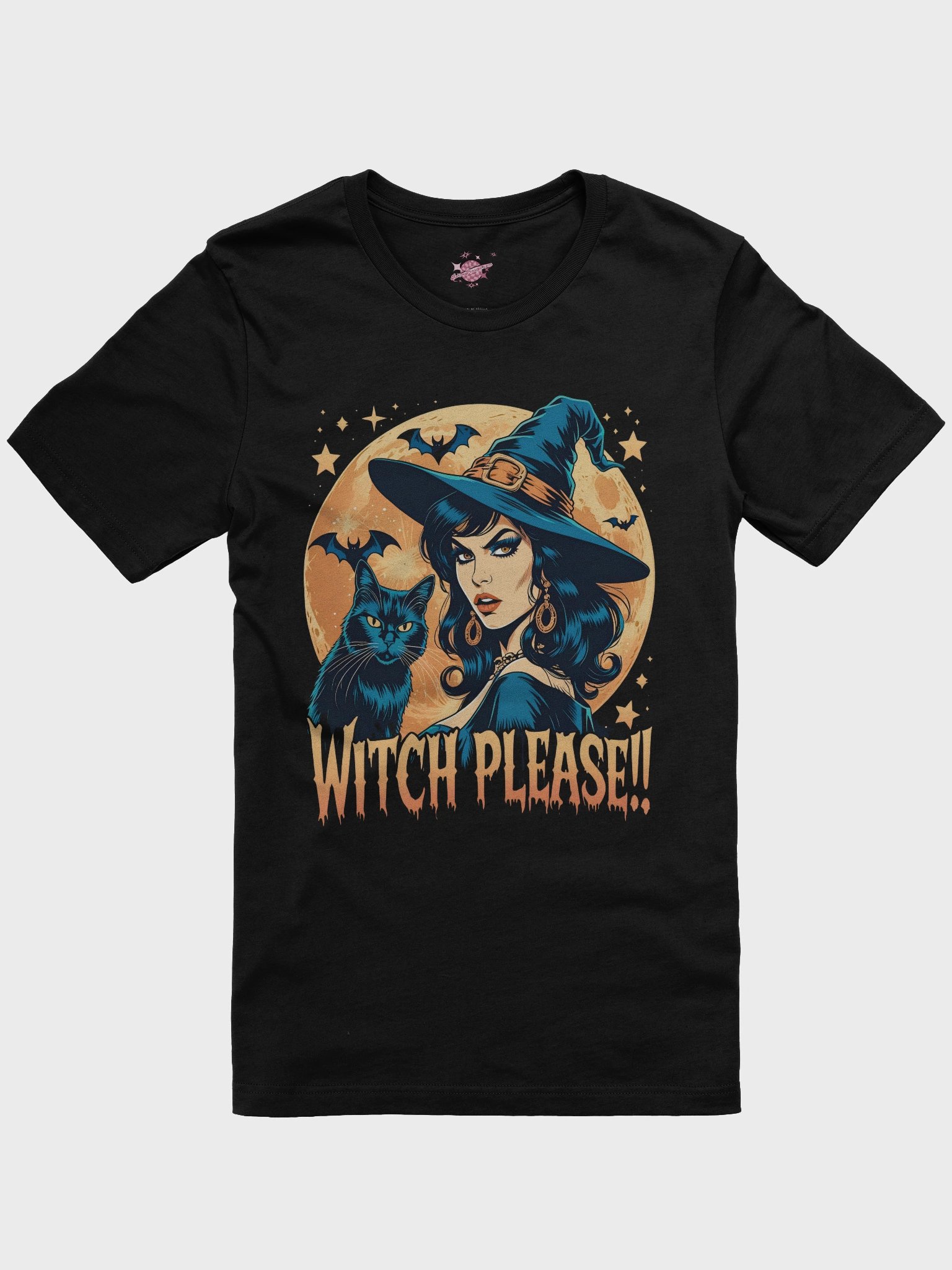 Witch Please!! Retro Halloween T-Shirt product image (3)