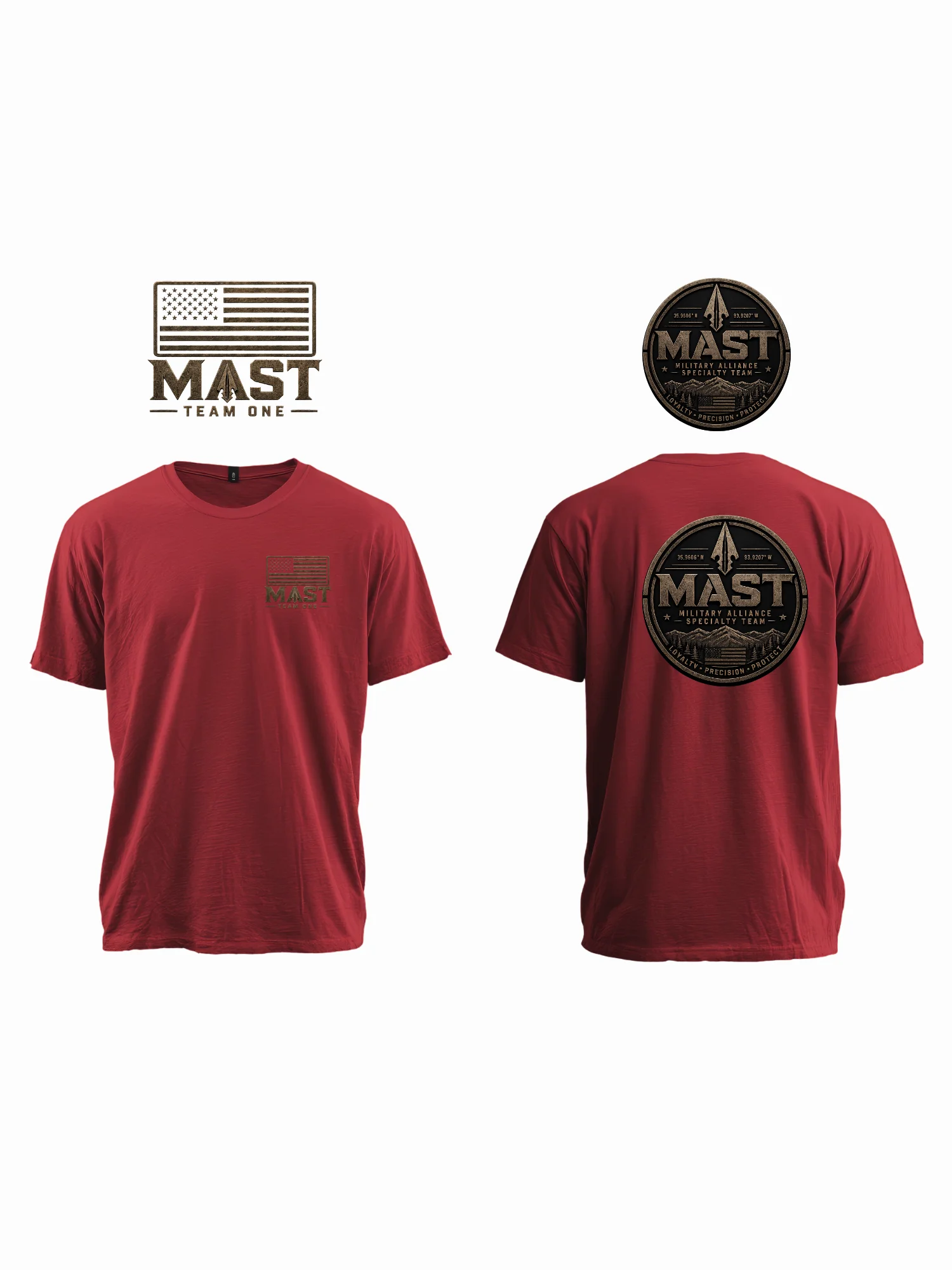 Team One -MAST T-shirt product image (1)