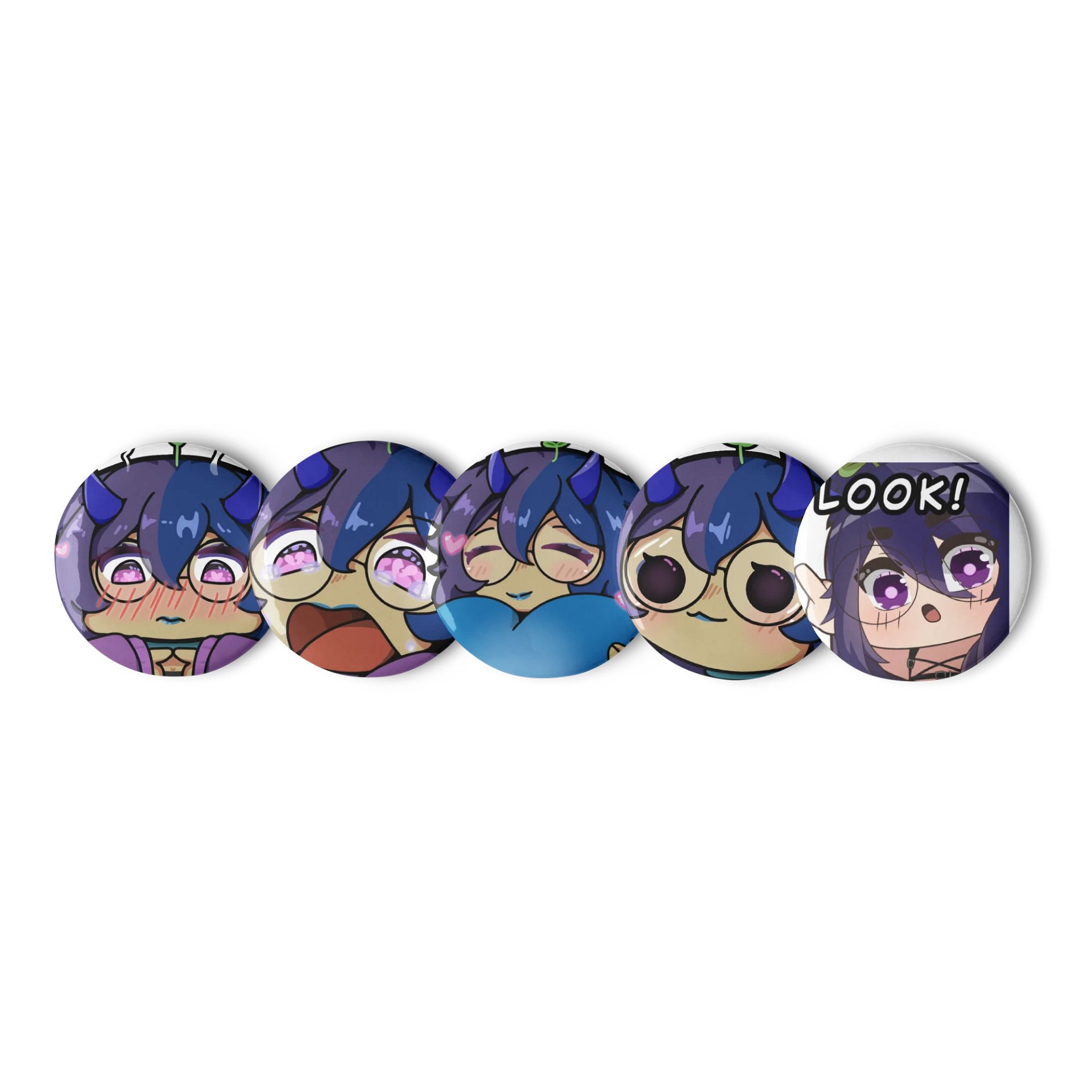 Blue232 Set2 Pins! product image (1)