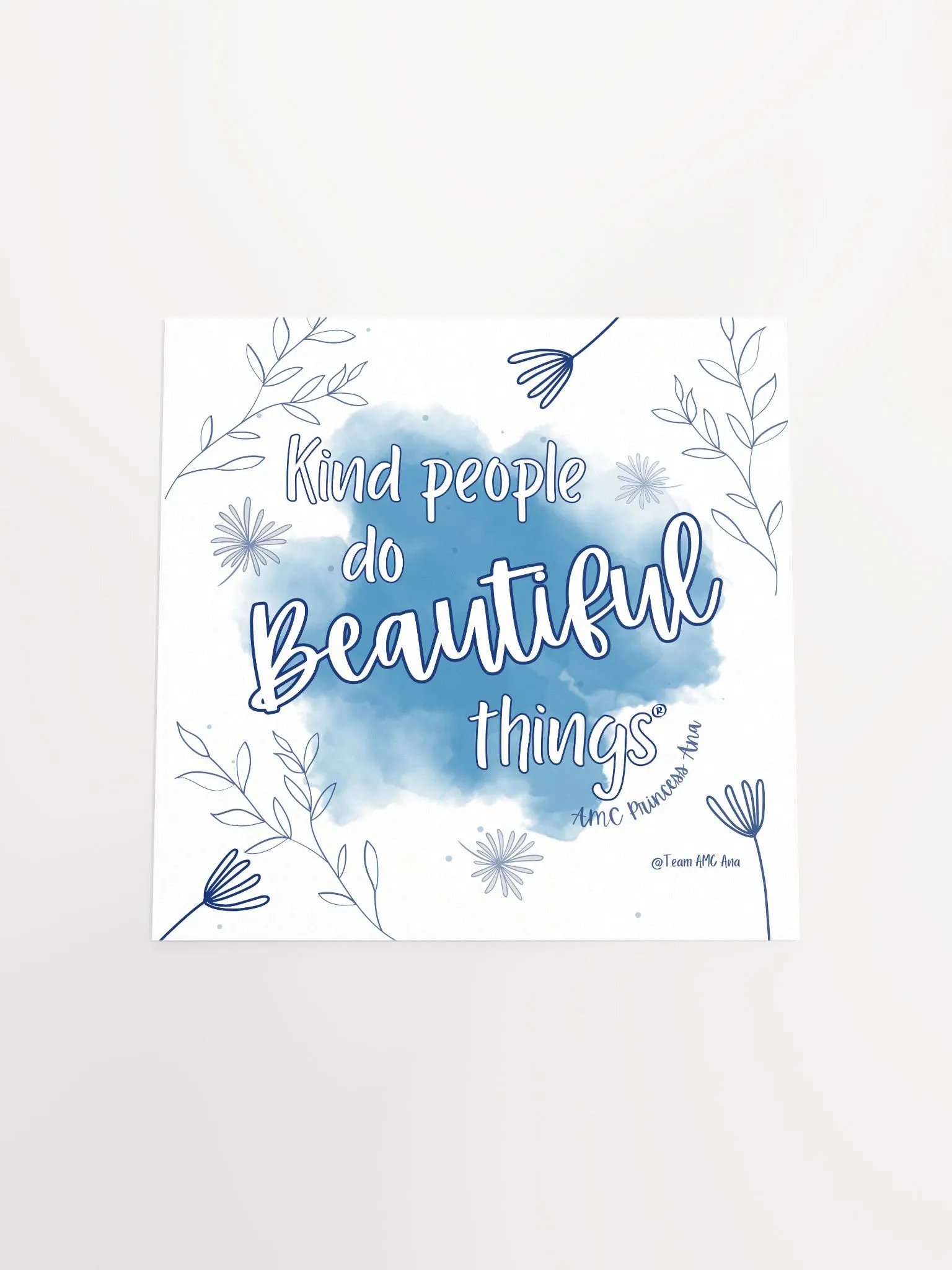 KPDBT - White/Blue Poster product image (11)