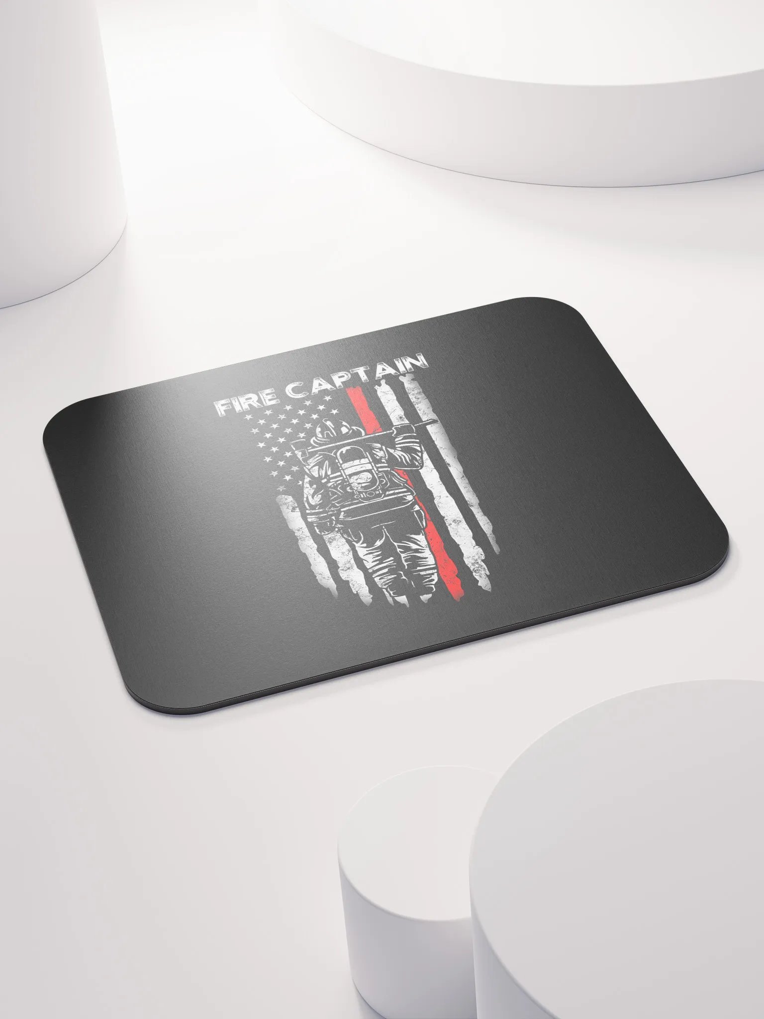 Fire Captain Fire Dept - Mouse Pad product image (4)
