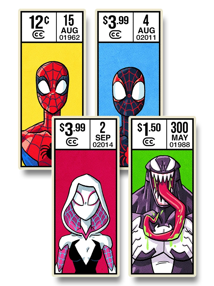 Spider Family Sticker Pack product image (1)