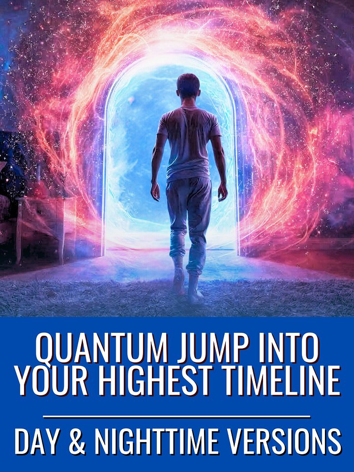 Anchor into Your Highest Timeline | Hypnosis for Quantum Jumping - Daytime & Sleep Meditation Bundle product image (1)