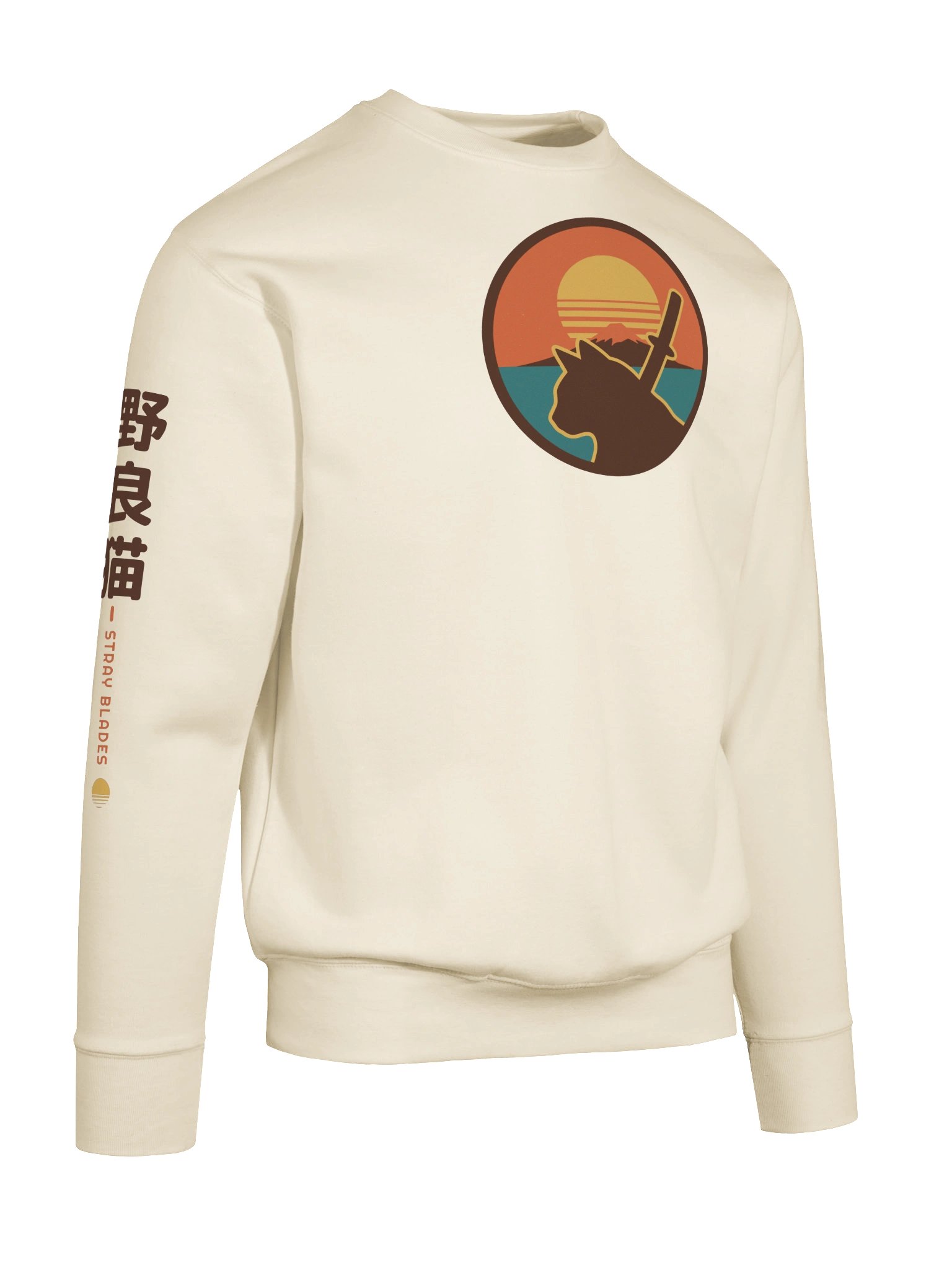 THE STRAY ROAD Crewneck — Bone product image (10)