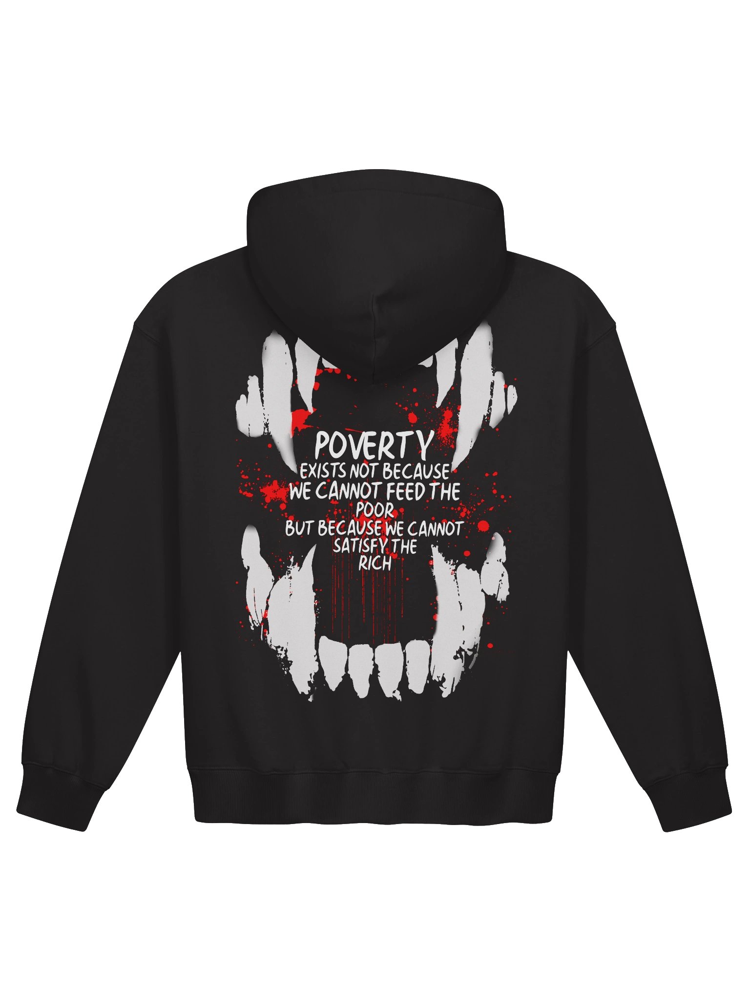 CBF - EAT THE RICH POVERTY HOODIE product image (1)