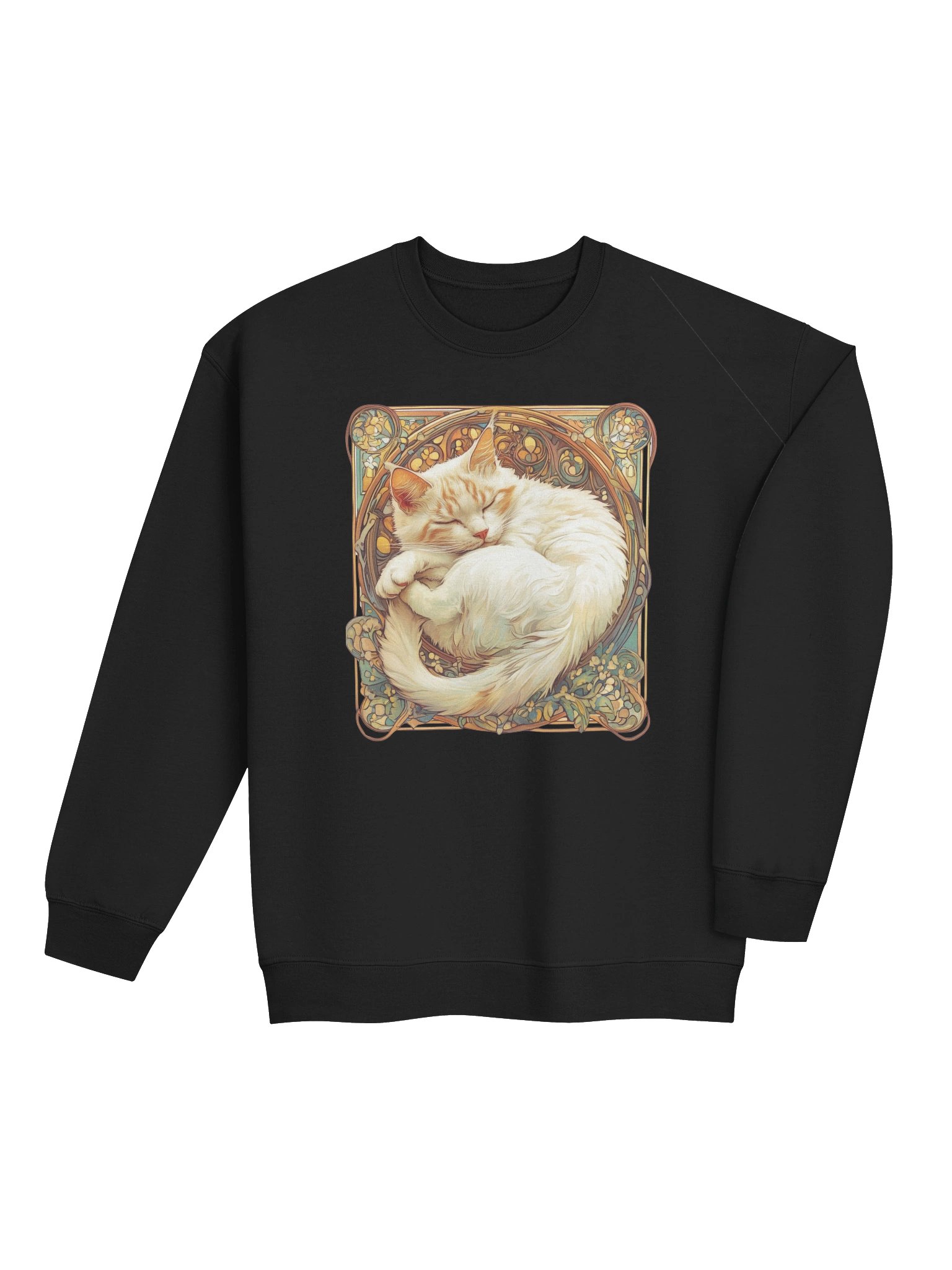 Art Nouveau Cat Dreams Sweatshirt product image (36)