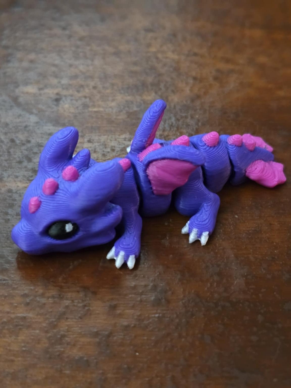 Pink and Purple Hatchling Dragon 🐑 product image (2)