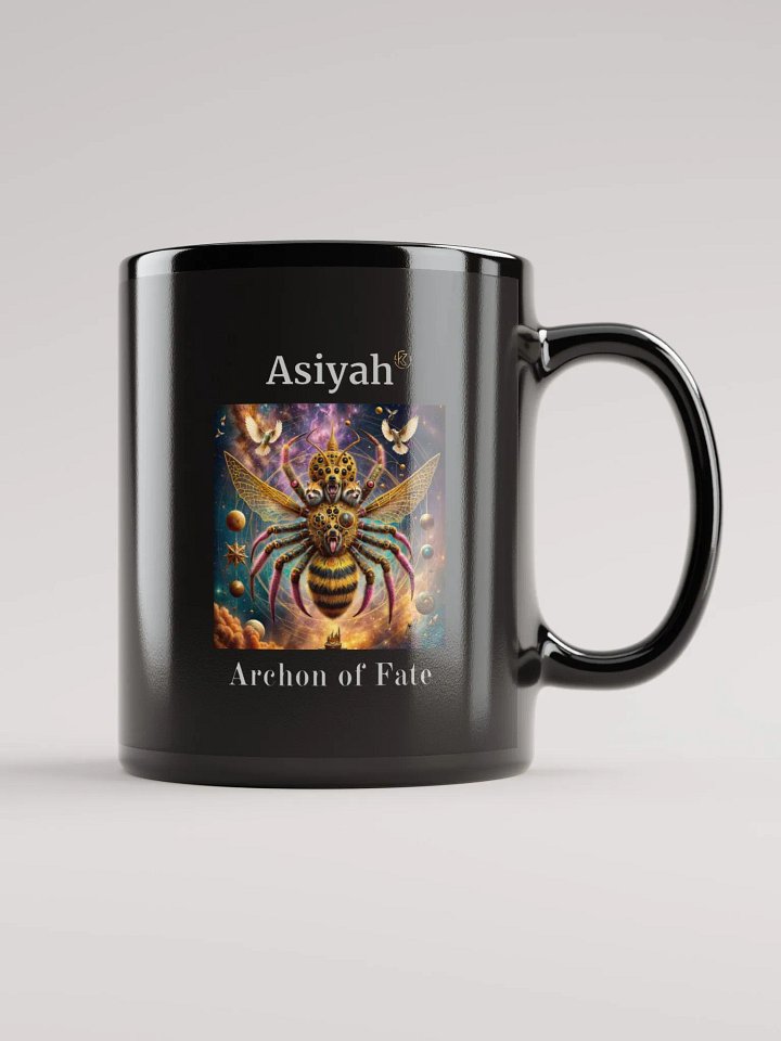 Supernal Asiyah | Black Glossy Mug product image (1)