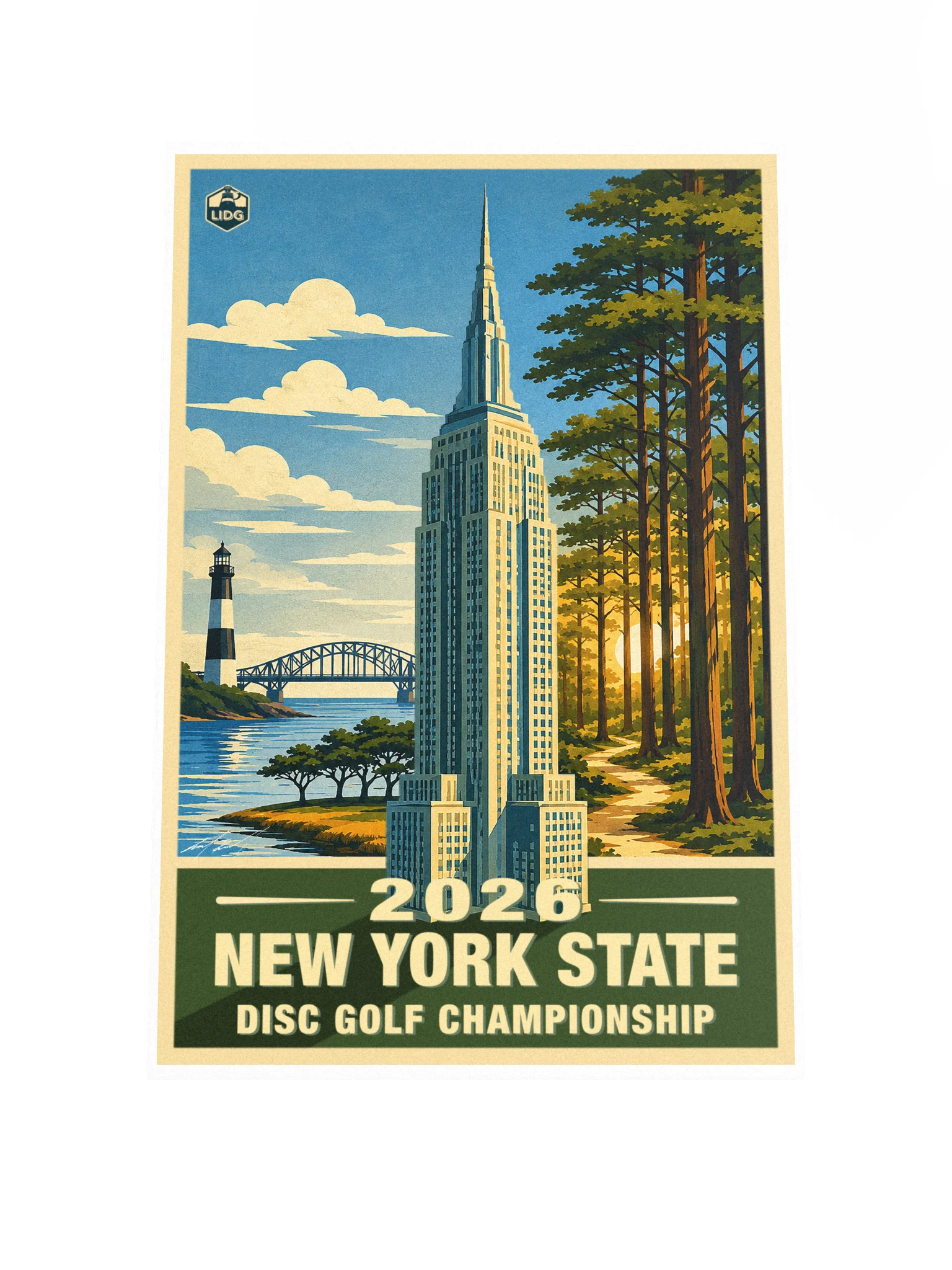 New York State Disc Golf Championship – Poster product image (2)