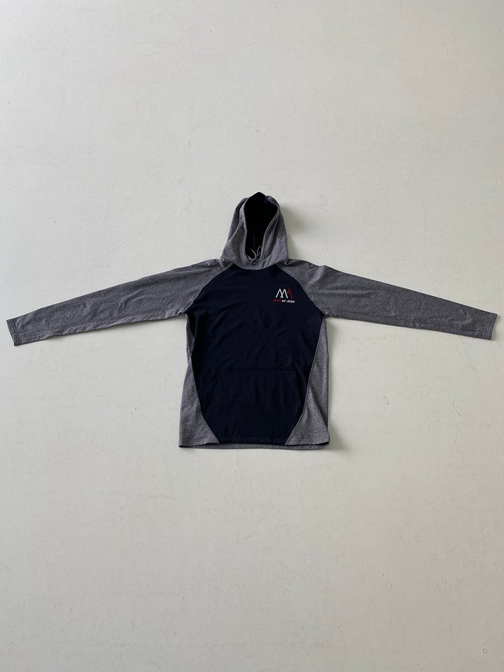 Men of Iron Black & Gray Lightweight Hoodie product image (1)