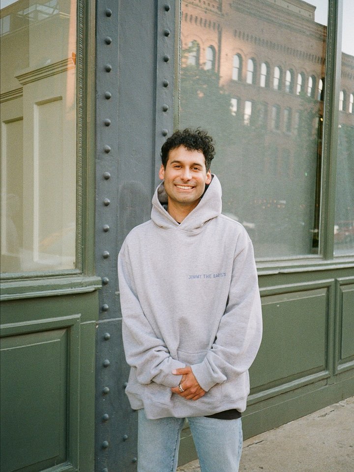 OKLOVEUBYE HOODIE (GREY + GREEN) product image (1)