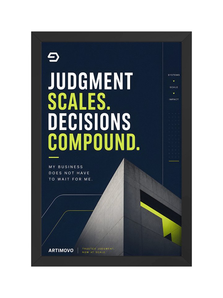 Judgment Scales — Framed Leadership Print product image (1)