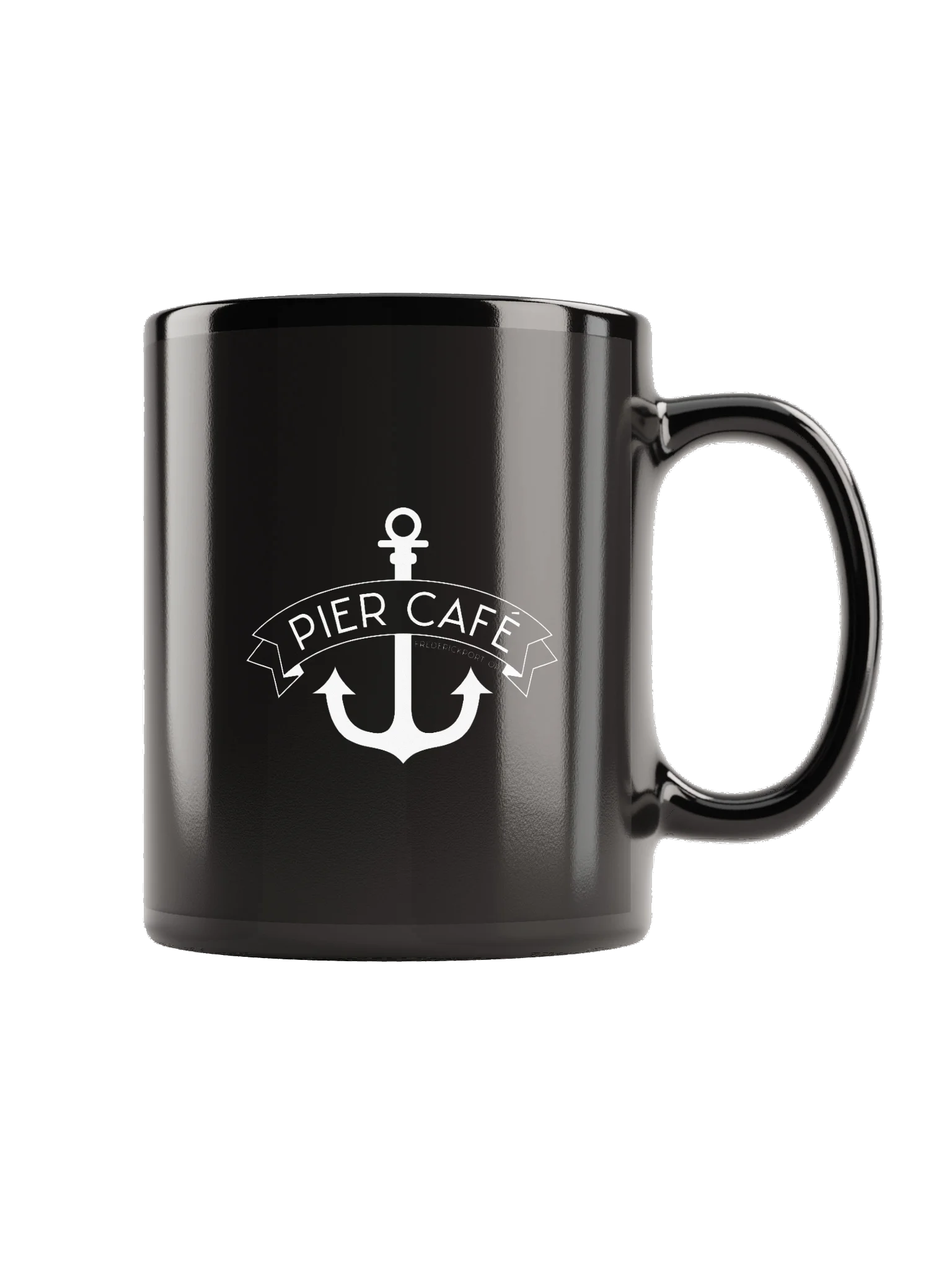 Pier Café Black Coffee Mug product image (3)