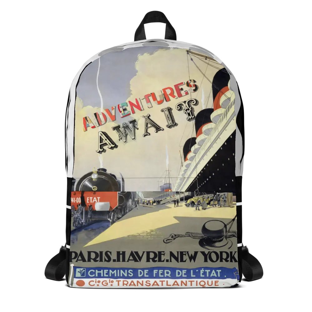 Vintage Travel Connections Backpack product image (1)